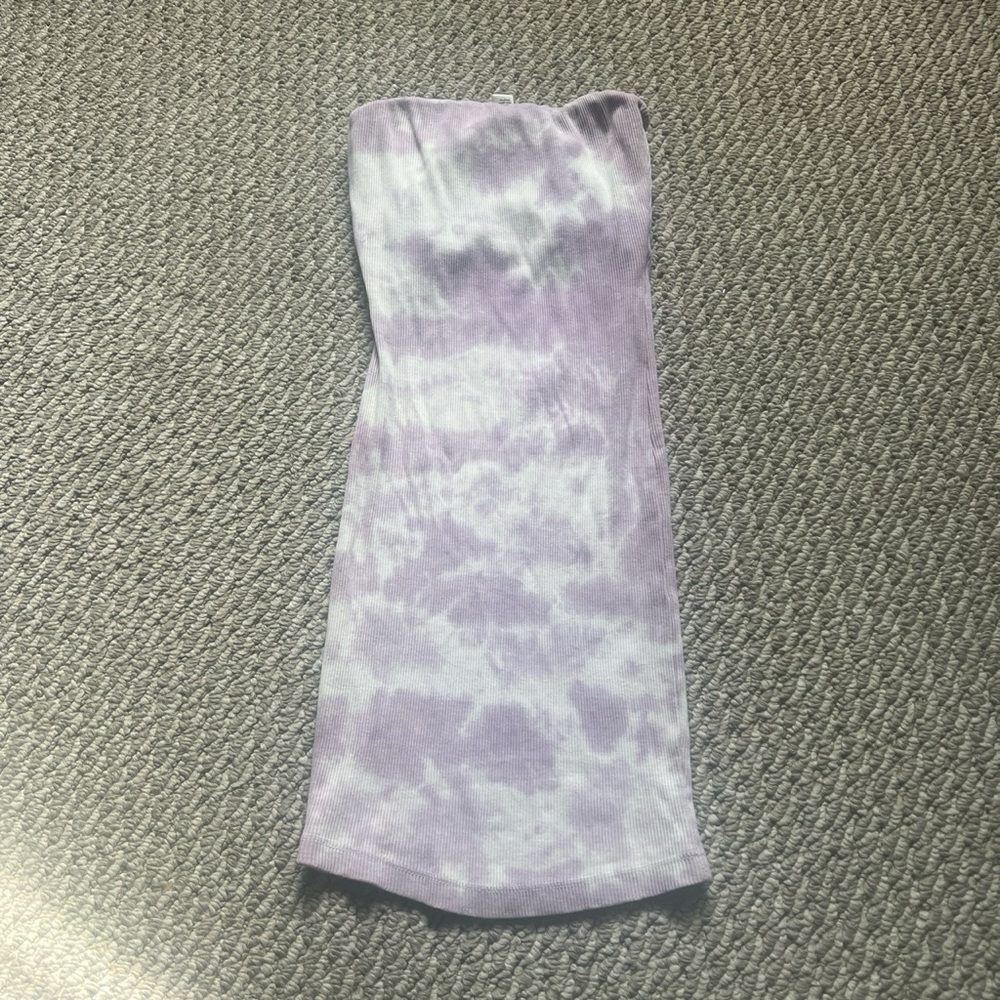 Tilly's purple tye dye tube dress